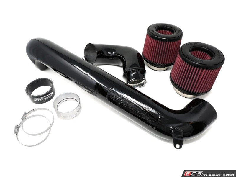 BMS Elite Performance Intake - Black High Gloss w/ Red Filters