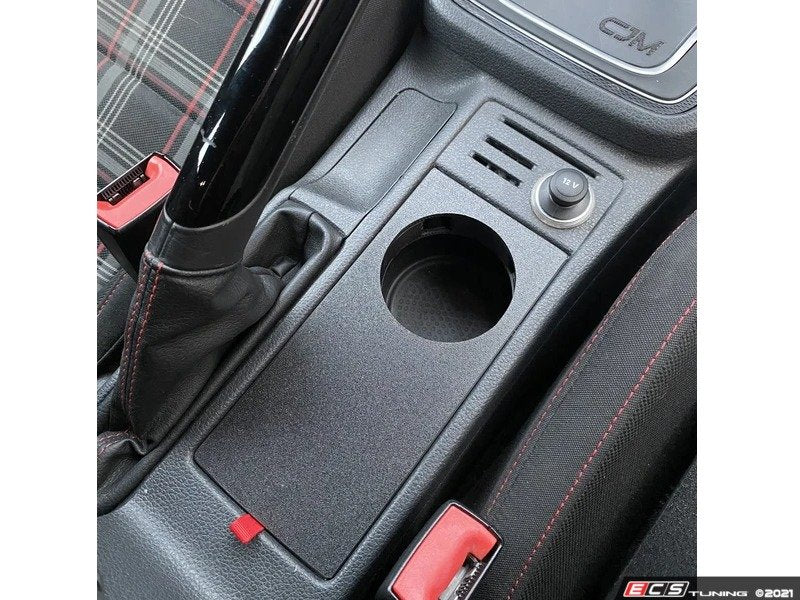 Cup Holder Delete Panel - Half Cover - Red