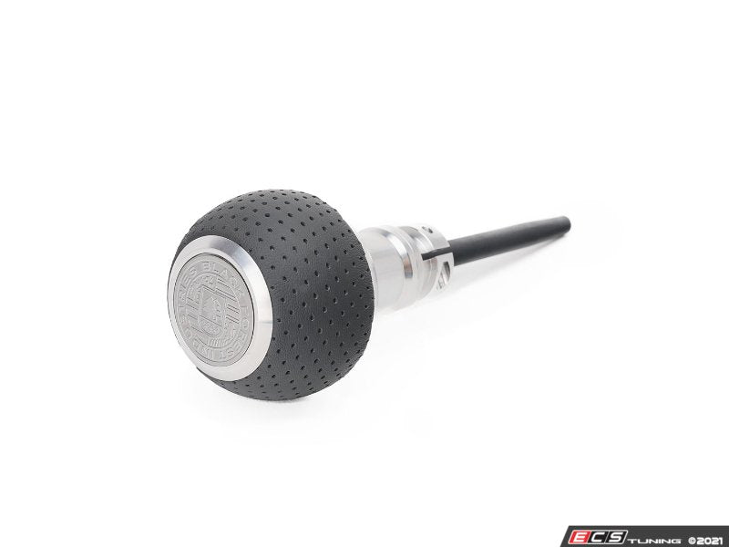 GS2 Automatic Shift Knob - Silver w/ Black Perforated Air Leather