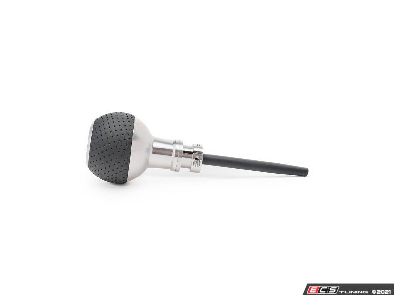 GS2 Automatic Shift Knob - Silver w/ Black Perforated Air Leather