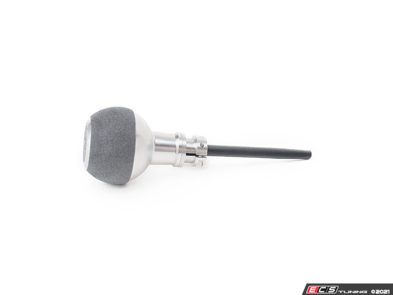 GS2 Automatic Shift Knob - Silver w/ Gray Alcantara