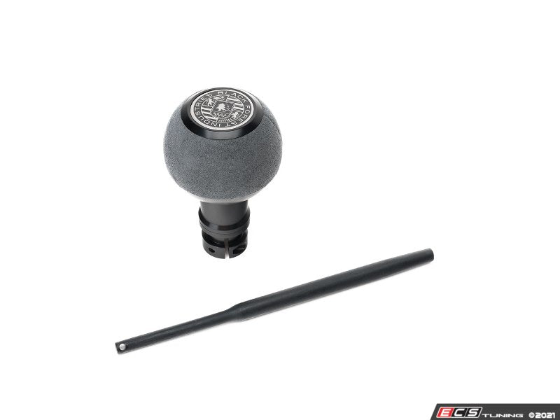 GS2 Automatic Shift Knob - Black w/ Gray Alcantara