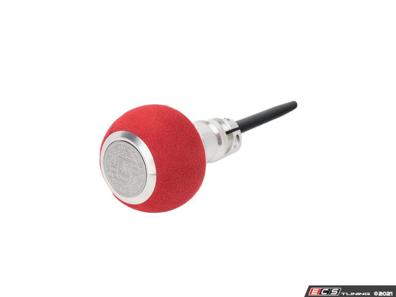 GS2 Automatic Shift Knob - Silver w/ Red Alcantara