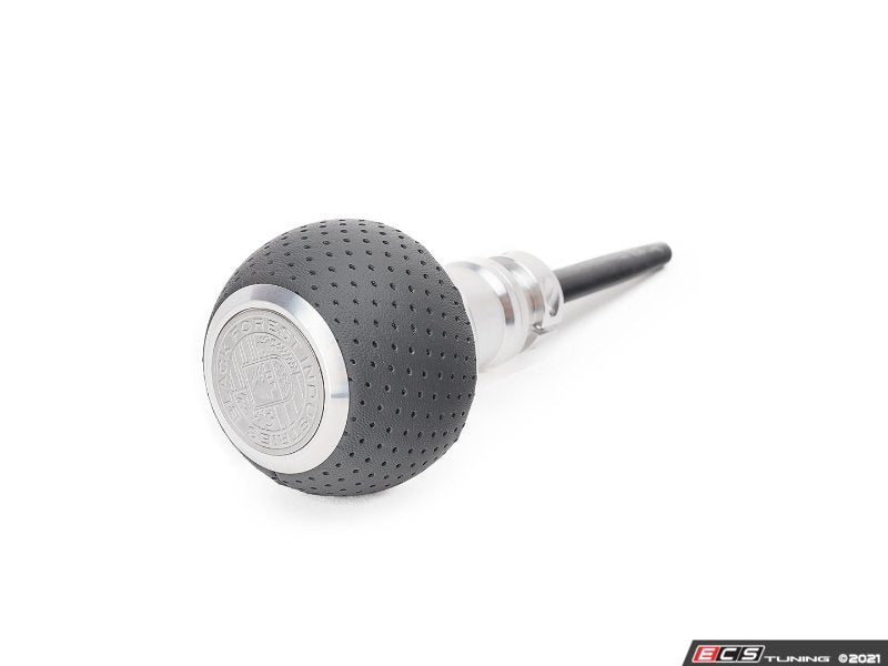 GS2 Automatic Shift Knob - Silver w/ Black Perforated Air Leather