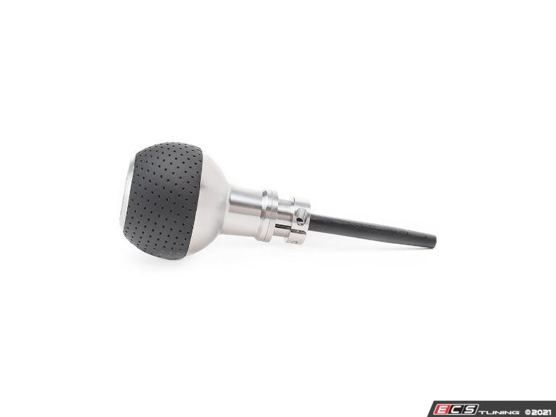 GS2 Automatic Shift Knob - Silver w/ Black Perforated Air Leather