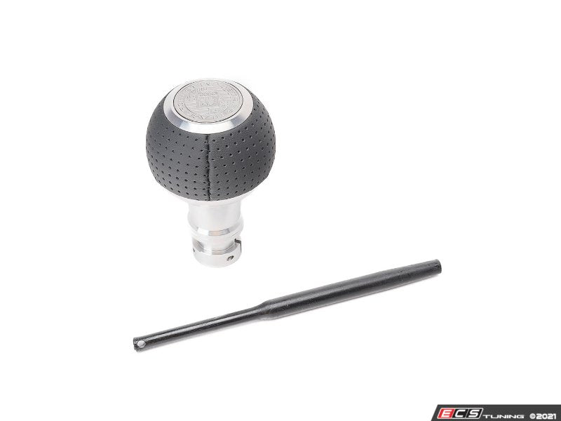 GS2 Automatic Shift Knob - Silver w/ Black Perforated Air Leather