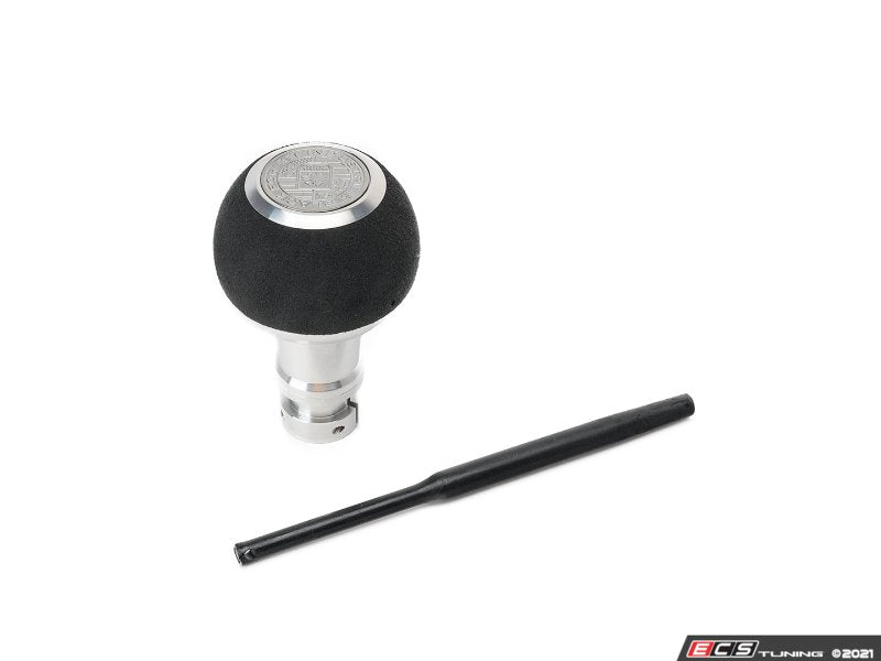 GS2 Automatic Shift Knob - Silver w/ Black Alcantara