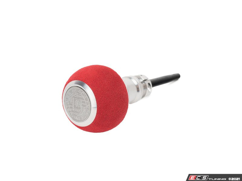 GS2 Automatic Shift Knob - Silver w/ Red Alcantara