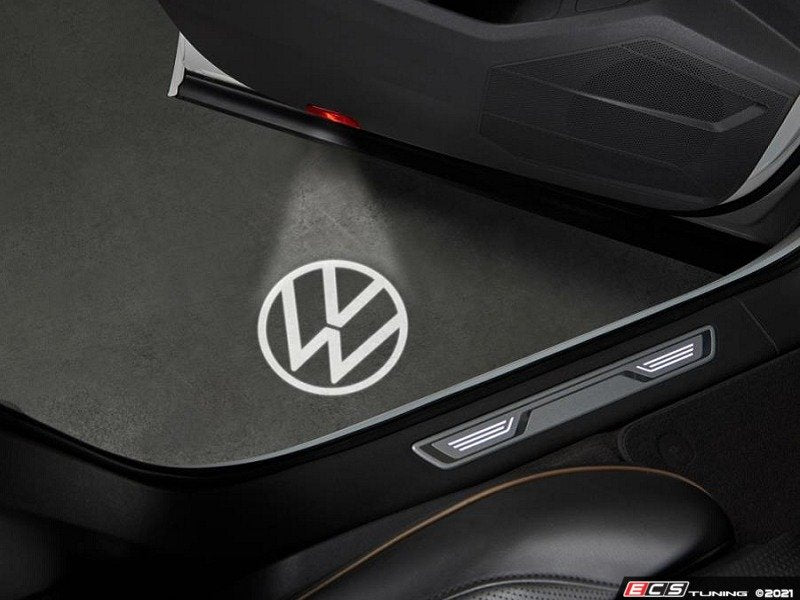 VW Logo Front Door LED Puddle Light