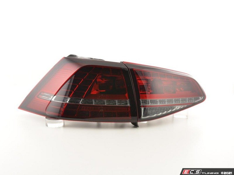 LED Tail Light Set - Red Smoked