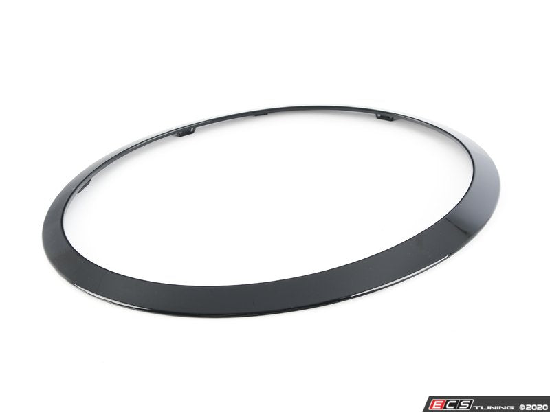 Headlight Trim Ring Jet Black - Right