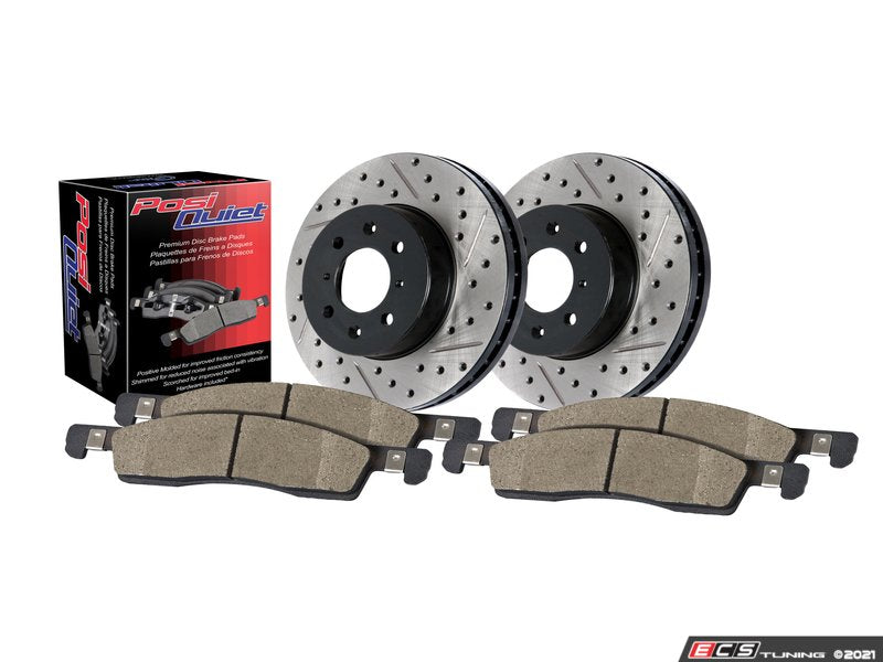 Preferred Brake Rotor And Pad Kit - 2 Wheel Set