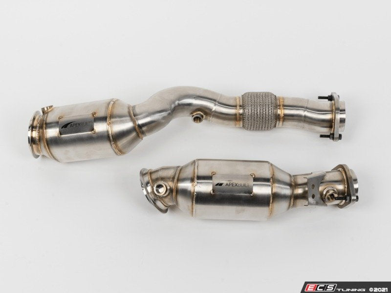 ApexBuilt Catted Downpipes - G80/G82 M3/M4