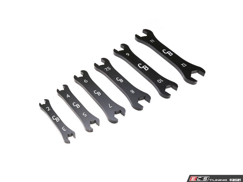 Billet Aluminum AN Wrench Set - 12 pc