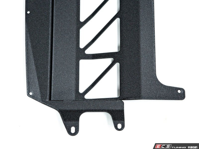 Fall-Line Motorsports Oil Cooler Guard - Wrinkle Black - F8X