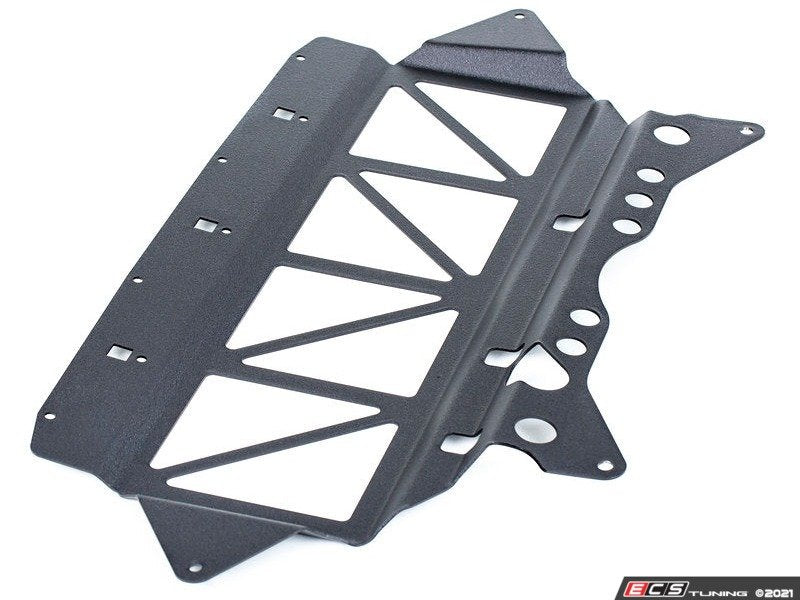 Fall-Line Motorsports Oil Cooler Guard - Wrinkle Black - G8X