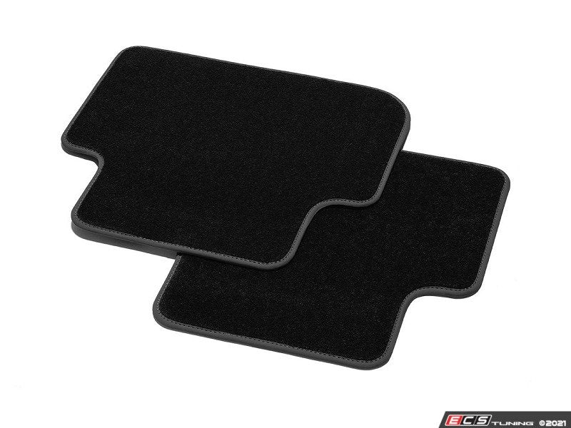 Rear Carpeted Floor Mats - Black