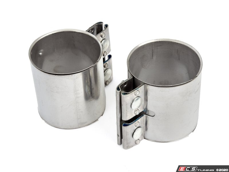 Stainless Axle-Back Exhaust - Black Tips