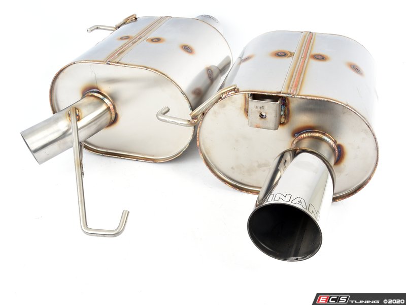 Stainless Axle-Back Exhaust - Polished Tips