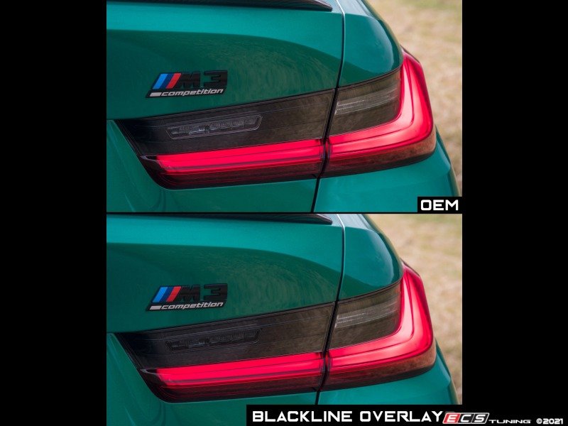 Blackline Taillight Overlay Kit - G20/G80 Pre LCI