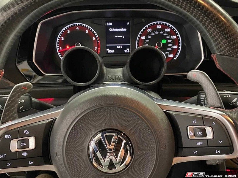 Dual Steering Column Gauge Pod