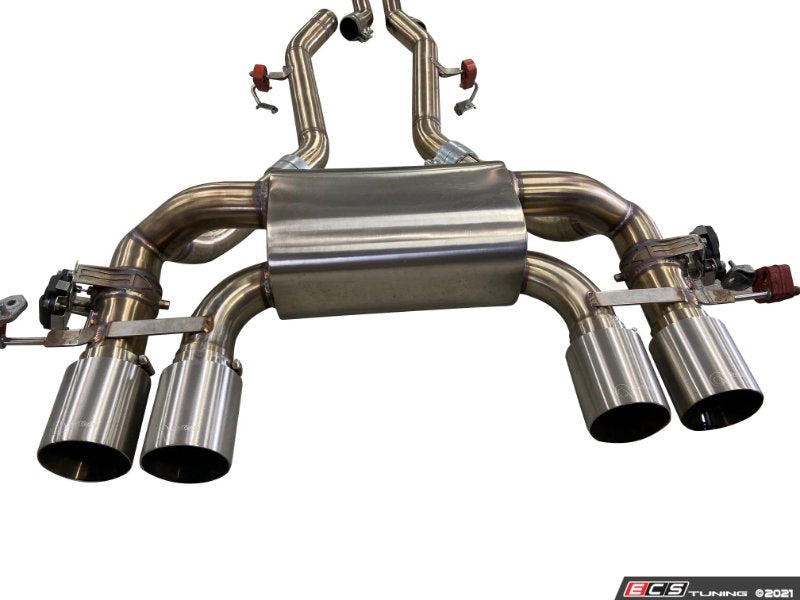 Valved Axle-Back Exhaust - Stainless Brushed Tips