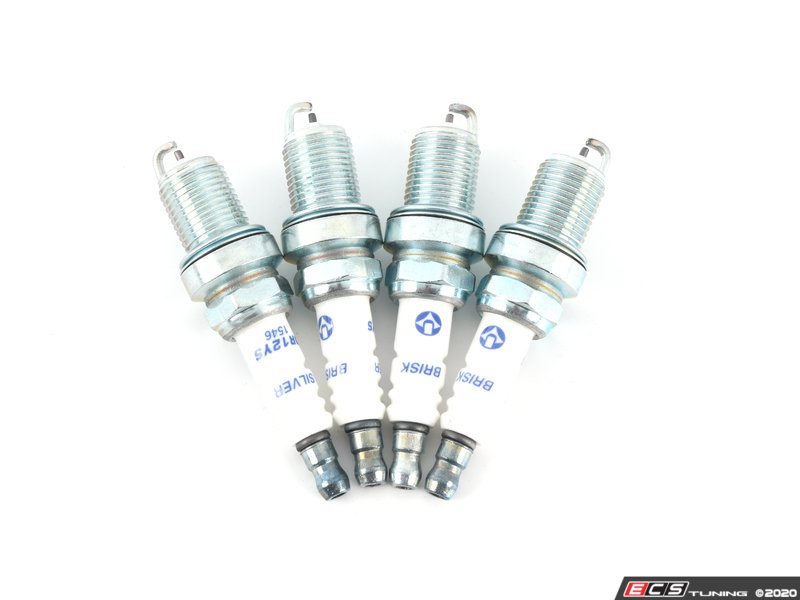 Brisk Silver Racing DR12YS Spark Plug - Set Of Four