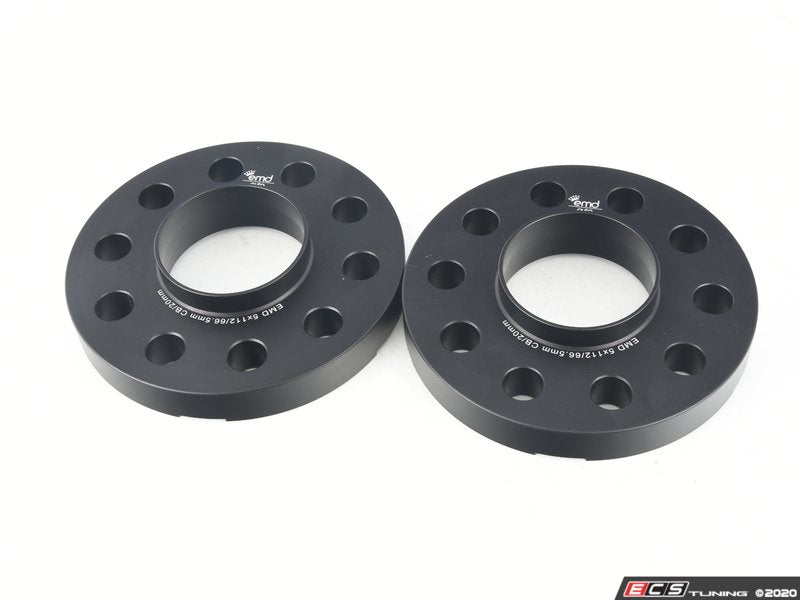 EMD Auto 20mm Wheel Spacers - Pair (With Bolts)