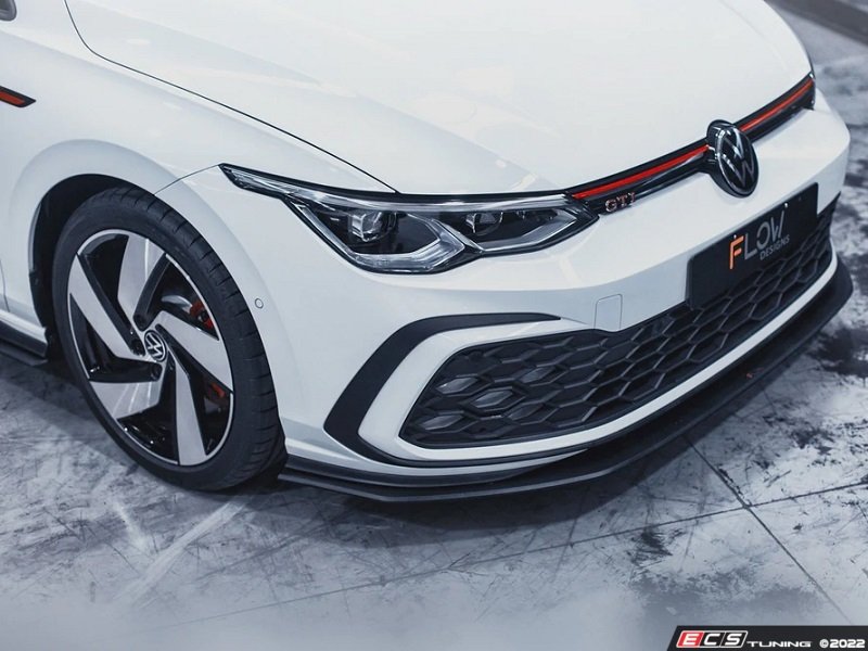 MK8 GTI Front Lip Splitter & Bumper Reinforcement Plate