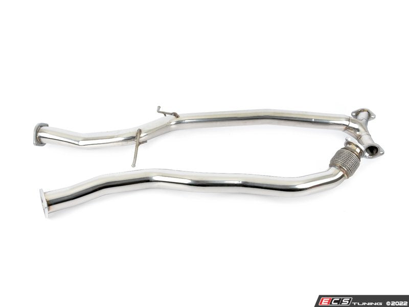 ARMYTRIX Stainless Steel Valvetronic Catback Exhaust System - Quad Chrome Silver 3.5" Tips