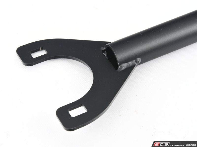 E30 Rear Strut Bar - Black Powdercoat Finish