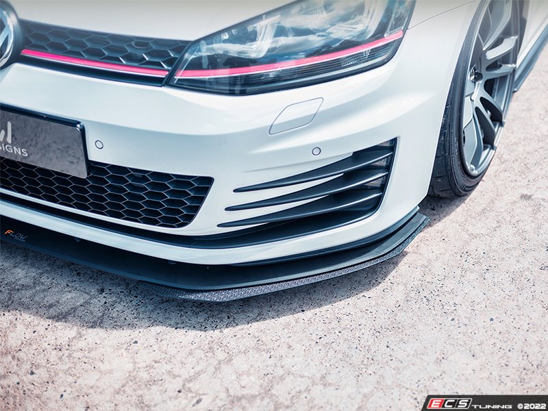 MK7 GTI Front Lip Splitter Extensions - Pair