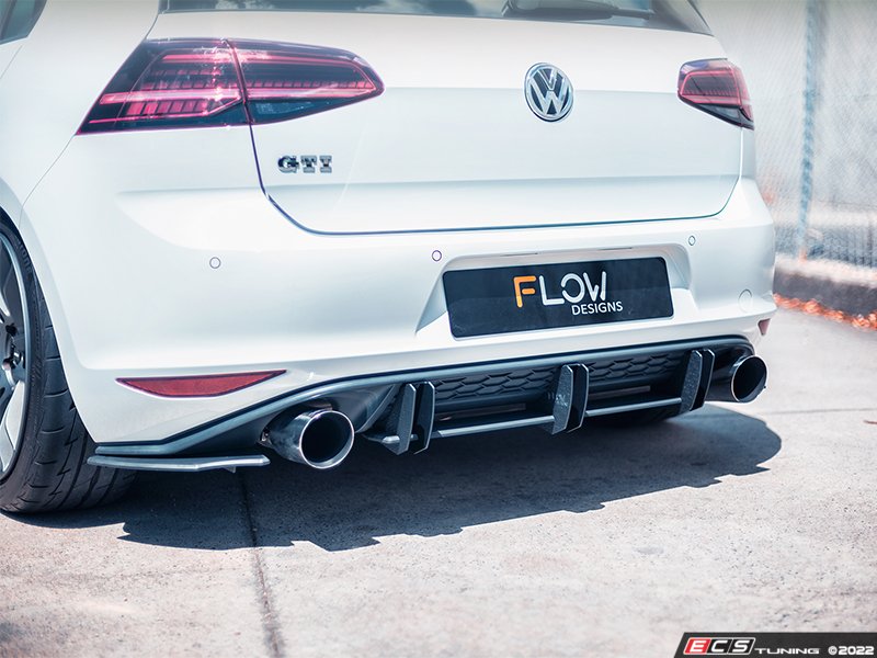 MK7 GTI Rear Spats - Pair & Flow-Lock Fins