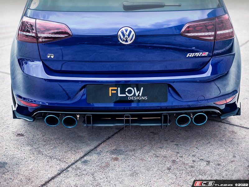 MK7 Golf R Flow-Lock Rear Diffuser