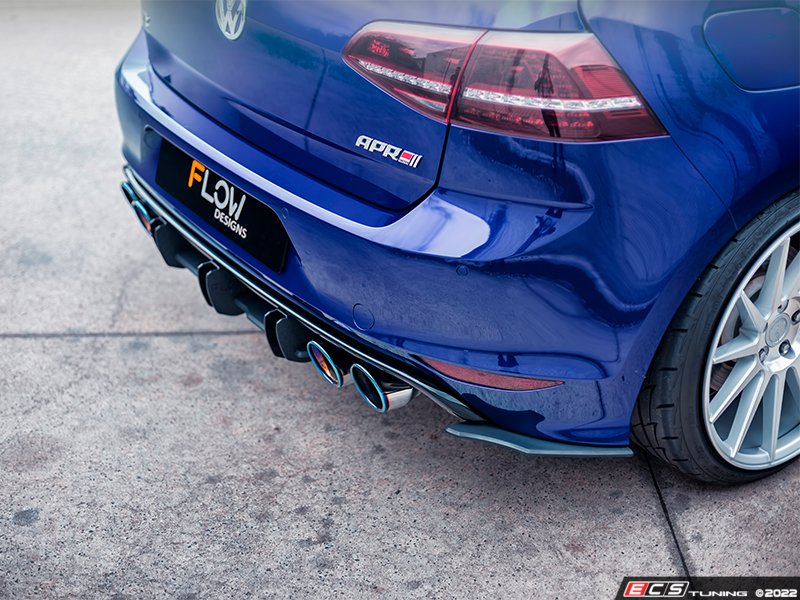 MK7 Golf R Flow-Lock Rear Diffuser