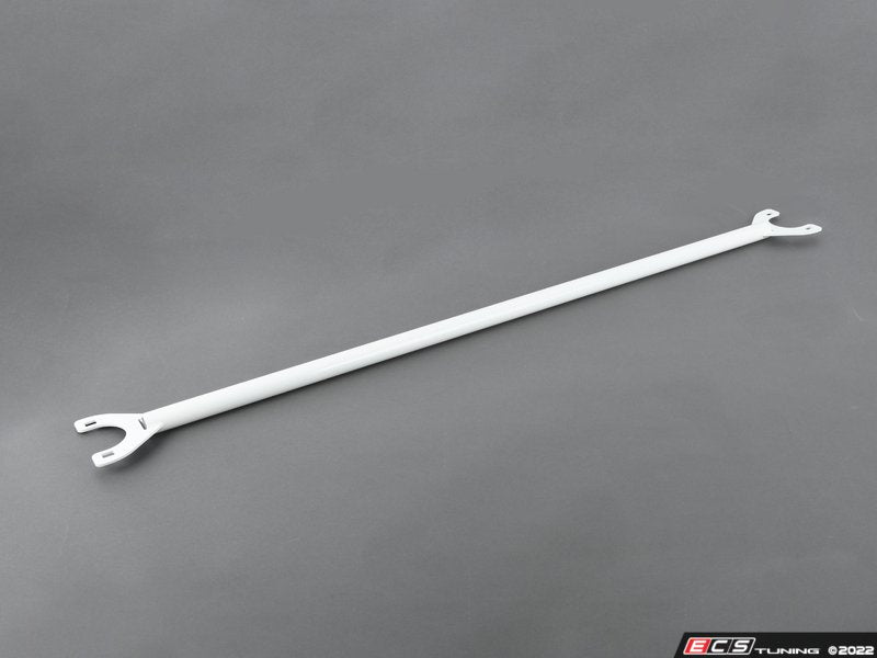 E30 Rear Strut Bar - White Powdercoat Finish