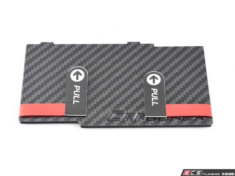 Carbon Fiber Intercooler Cover With Engraved Design - S55