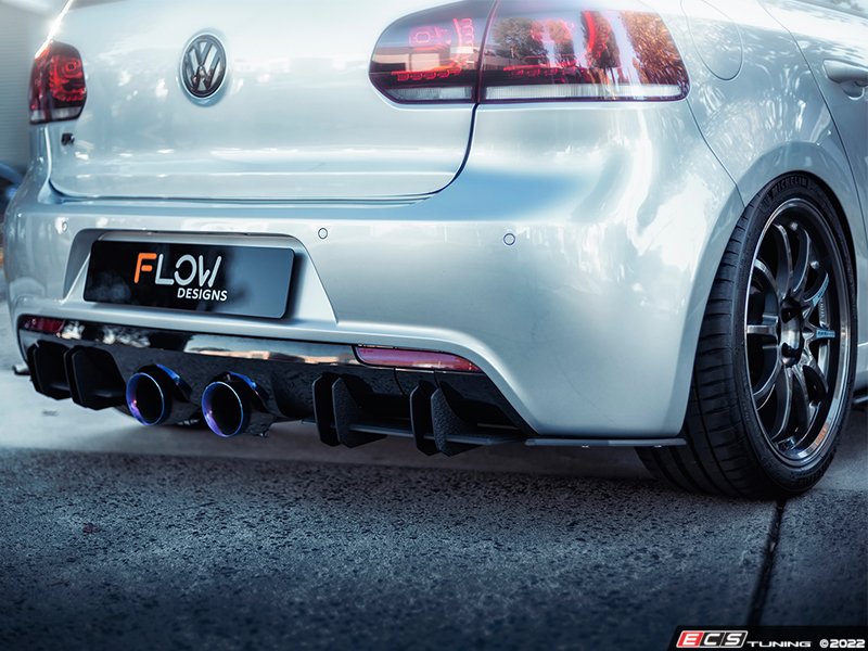 MK6 Golf R Flow-Lock Rear Diffuser