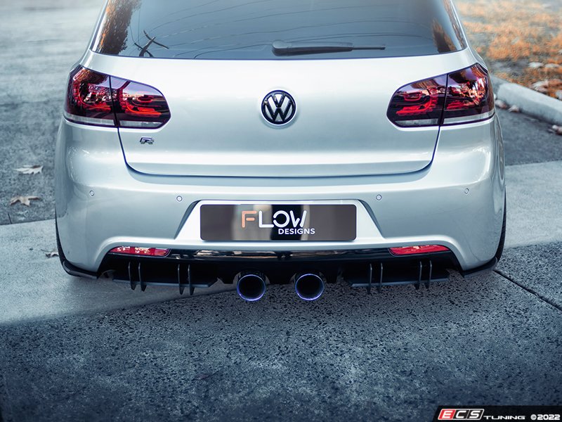 MK6 Golf R Flow-Lock Rear Diffuser