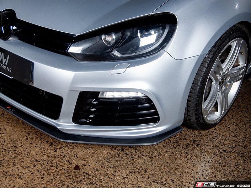 MK6 Golf R Front Lip Splitter & Aerospacers V3