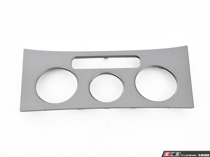 Console Trim Panel - Matte Chrome