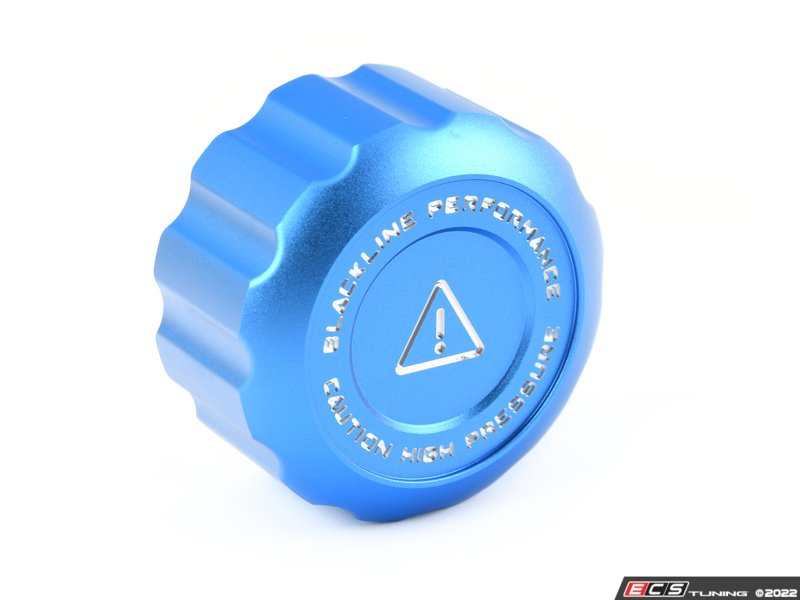 Blackline Performance Chargecooler Coolant Tank Cap Cover - Blue