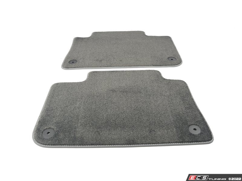 Rear Premium Textile Floor Mats - Black