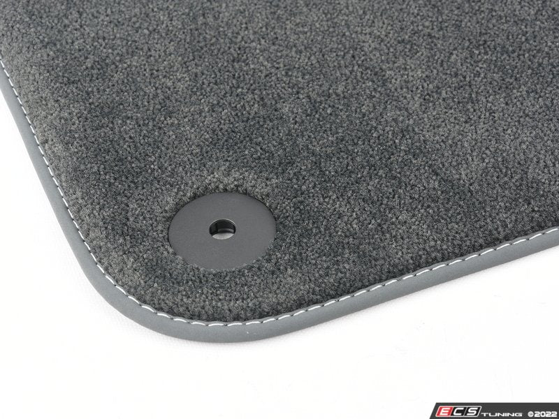 Rear Premium Textile Floor Mats - Black