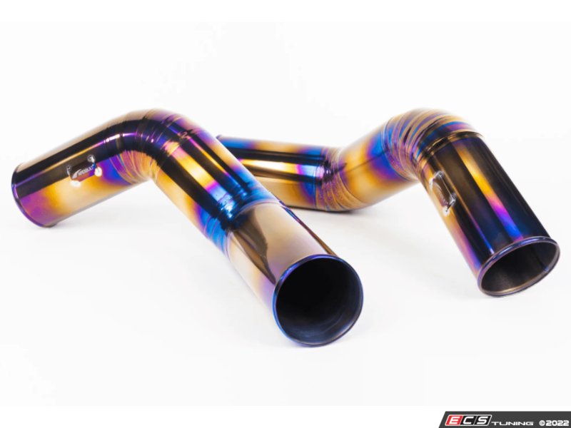 Titanium Front Mount Intake Kit - Burnt Finish (Gold/Blue/Purple)