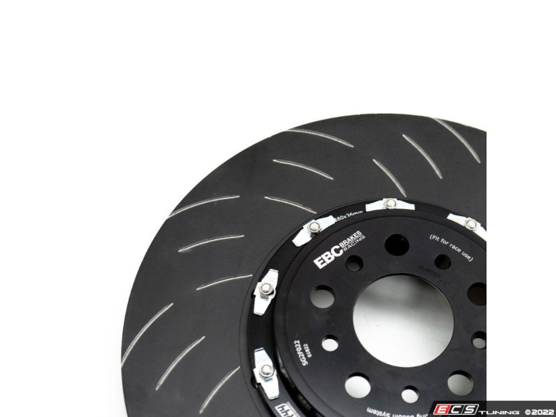 Front Racing 2-Piece Rotors - Slotted (380x36)