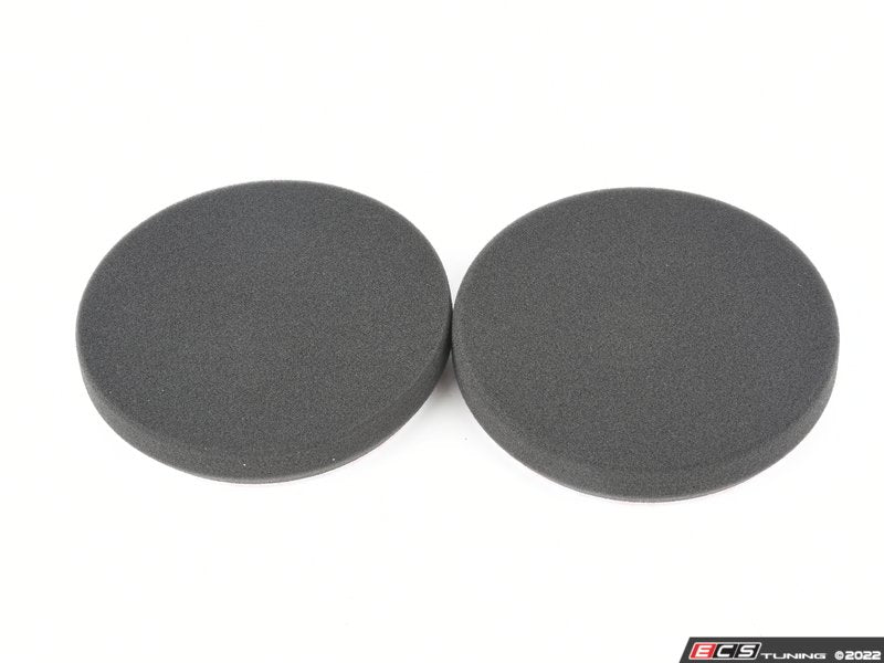 Black Foam Finishing Pads - 5.5" - 2 Pack