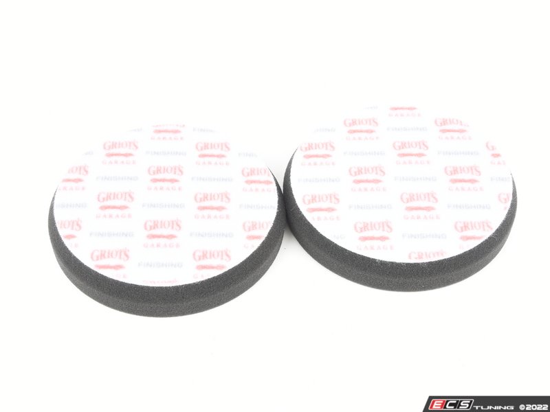 Black Foam Finishing Pads - 5.5" - 2 Pack