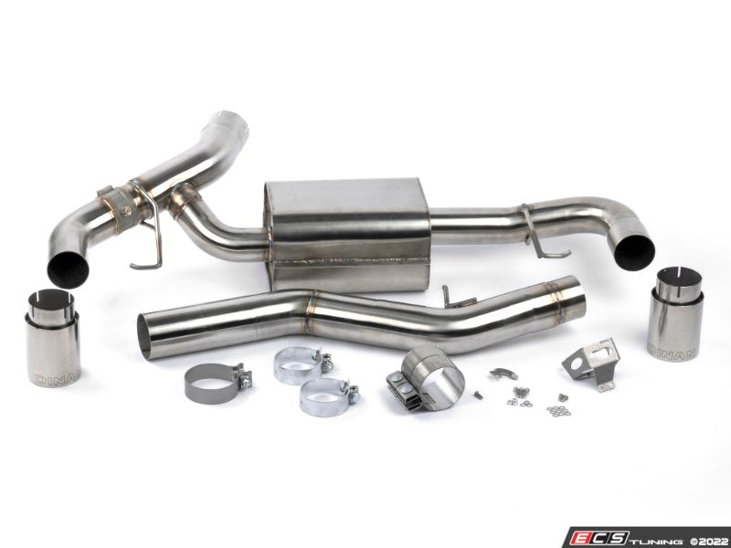 Dinan Valved Axel Back Exhaust - Polished Tips