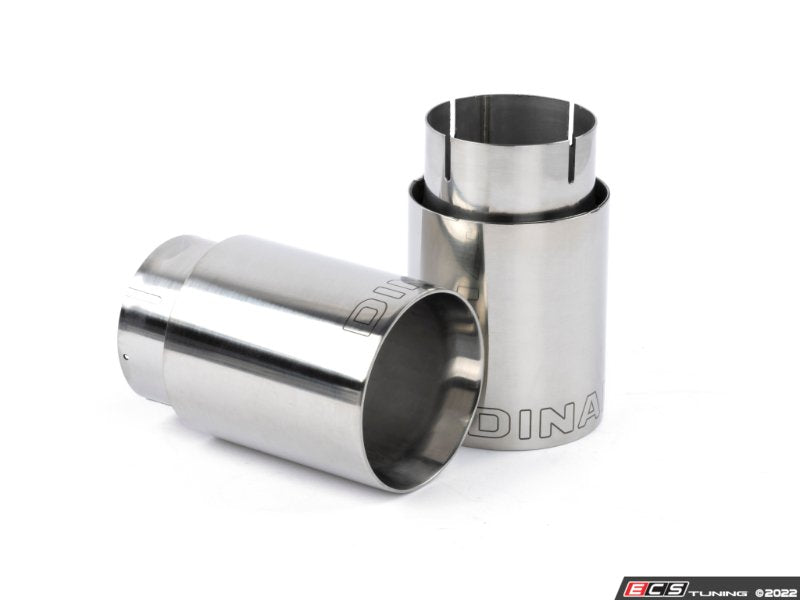 Dinan Valved Axel Back Exhaust - Polished Tips